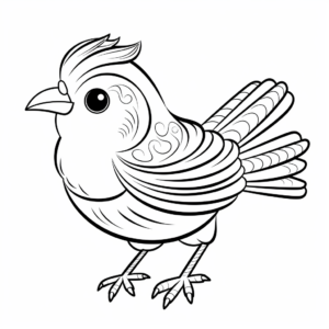 Cheerful Canary Coloring Pages, Print and Enjoy 2