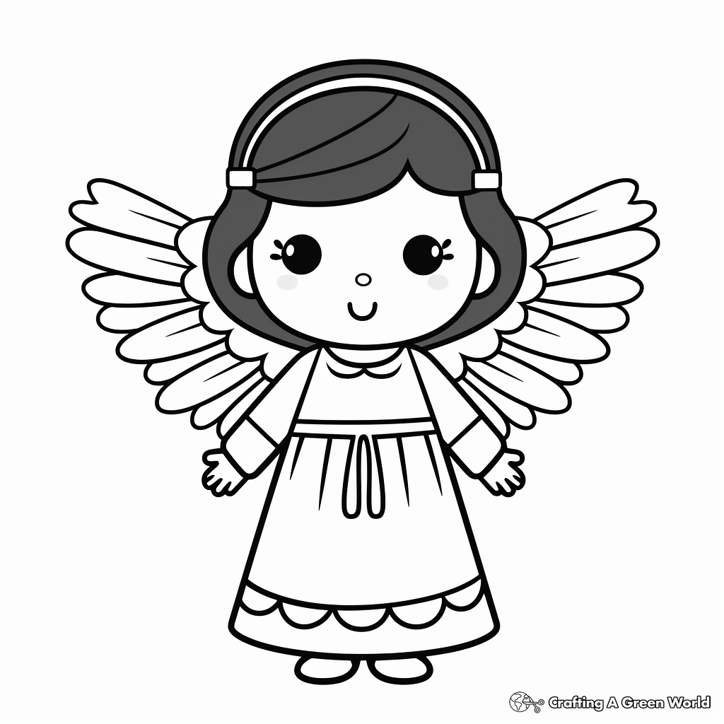 Cherubim and Seraphim: Angelic Presence in All Saints Day Coloring Pages 2