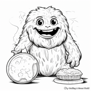 Chewy Cookie Coloring Pages 1