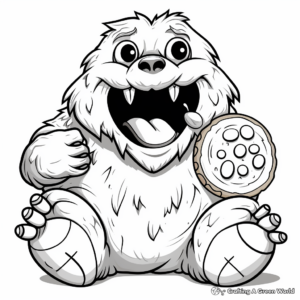Chewy Cookie Coloring Pages 2