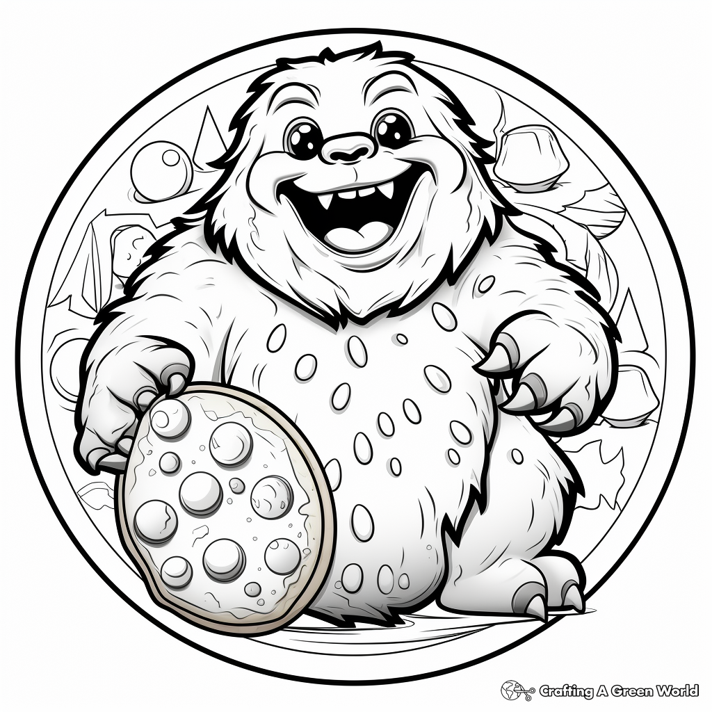 Chewy Cookie Coloring Pages 3
