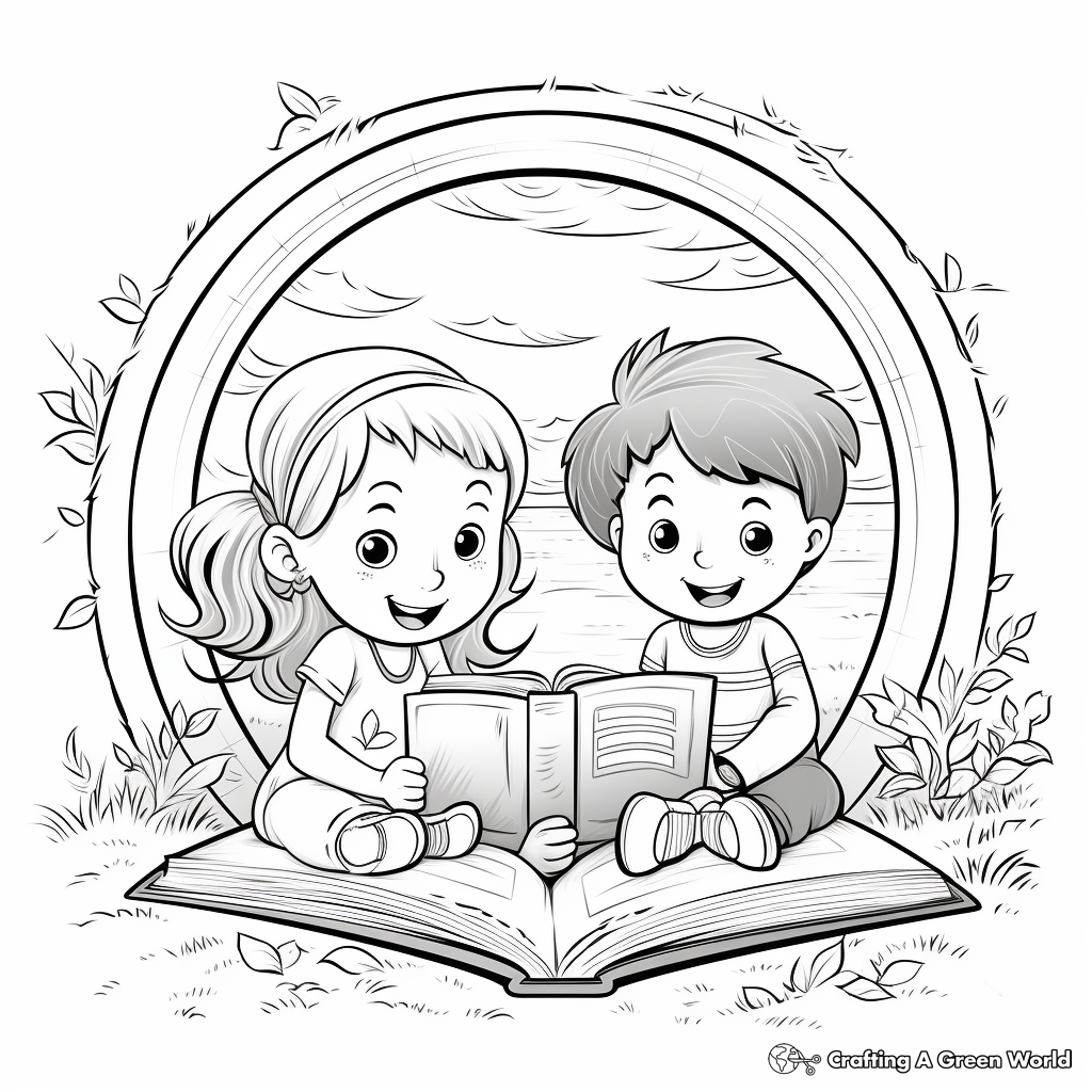 Child-Friendly ABC Book Coloring Pages 3