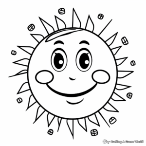Child-Friendly Happy Face Get Well Soon Coloring Pages 2