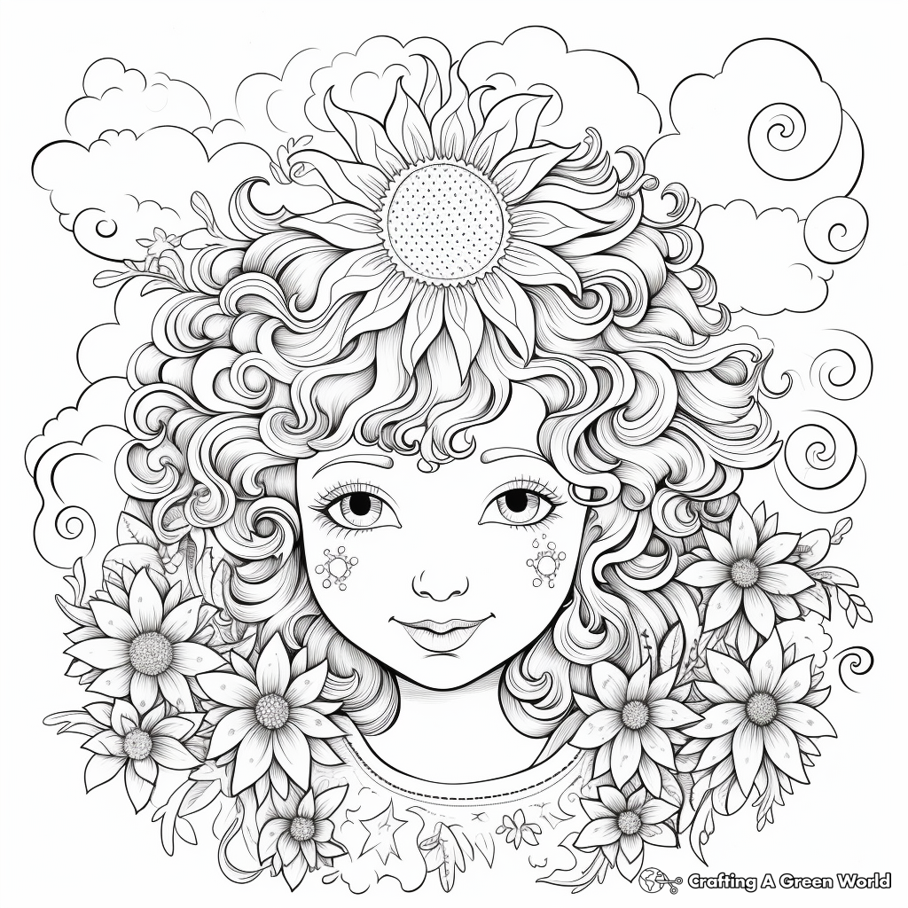 Child-Friendly Weather Patterns Coloring Pages 3