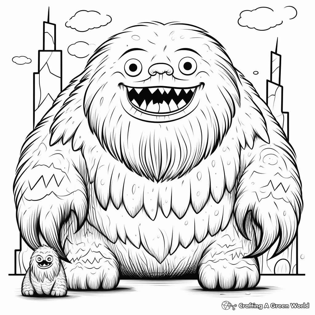 Chimeric Beast Coloring Pages 1