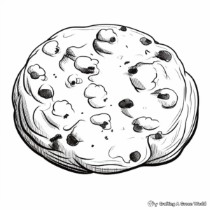 Chocolate Chip Cookie Delight Coloring Pages 1