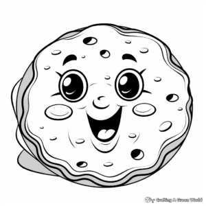 Chocolate Chip Cookie Delight Coloring Pages 2