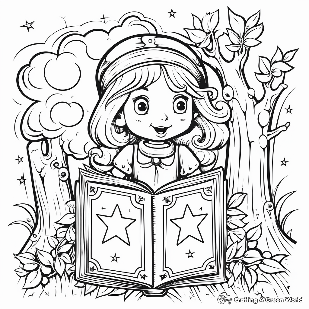 Classic Fairy Tale Book Coloring Pages 3