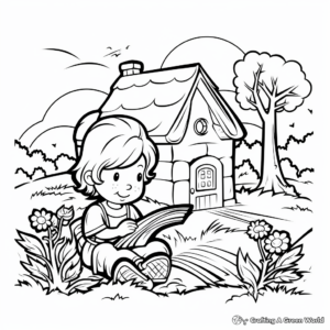 Classic Fairy Tale Book Coloring Pages 4