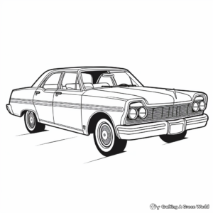 Classic Patrol Police Car Coloring Pages 3