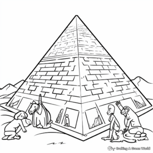 Classic Trapezoidal Pyramid Coloring Pages 4