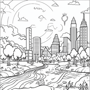 Climate Change Themed Coloring Pages 2