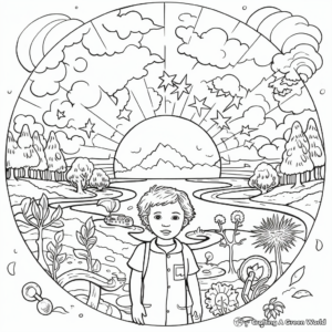 Climate Change Themed Coloring Pages 4