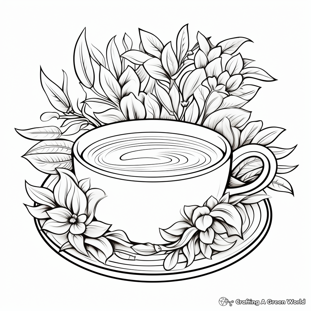 Coffee Culture Inspired Coloring Pages 2