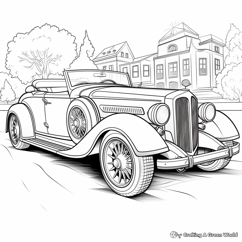 Color and Design: Custom Car Coloring Pages 2