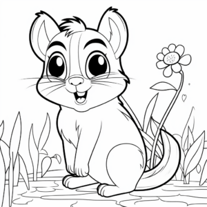 Color and Learn: Chipmunk Species Coloring Sheets 3