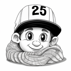 Color by Number Clam Coloring Pages 4