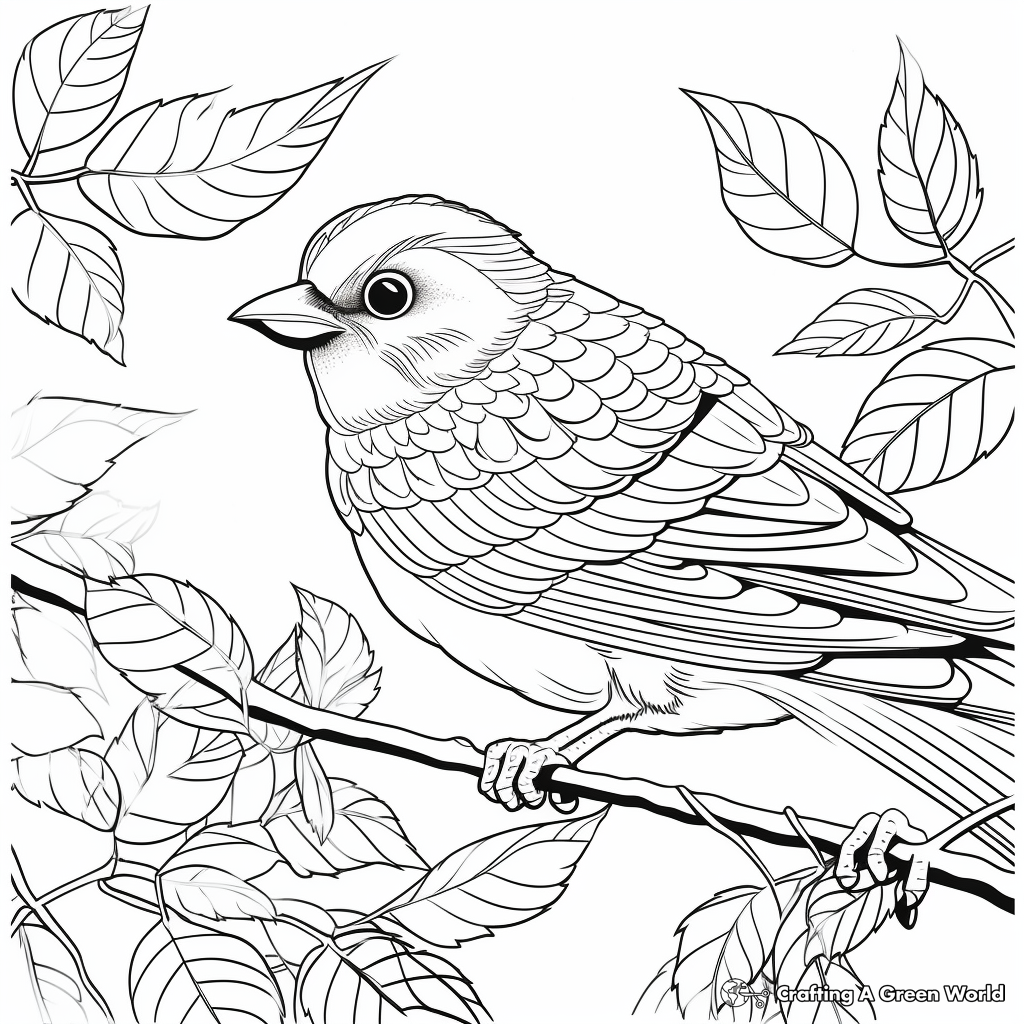 Color-By-Number: Dove Coloring Pages for the Young Learners 2