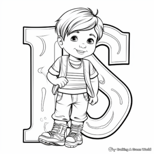 Color Your Name Alphabet Coloring Pages 2
