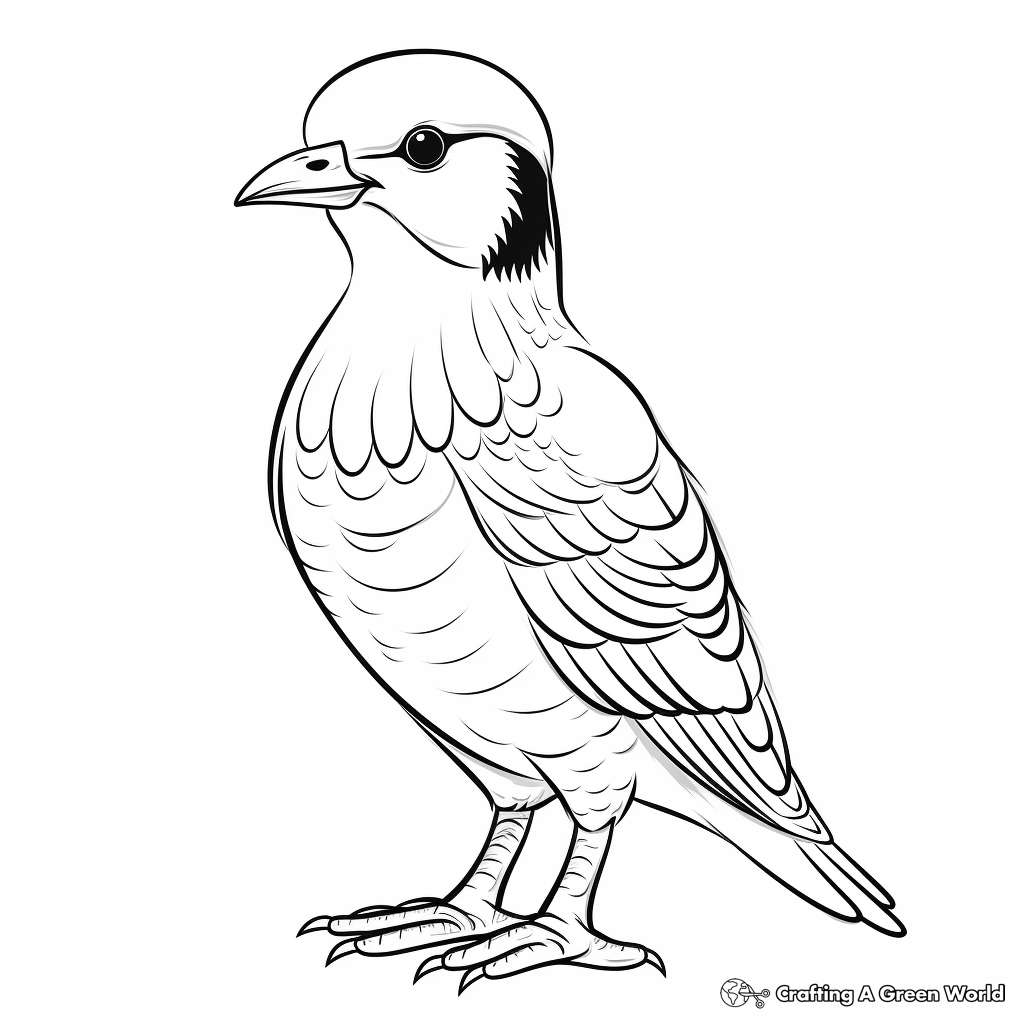 Colorful Woodpecker Species Coloring Pages 3