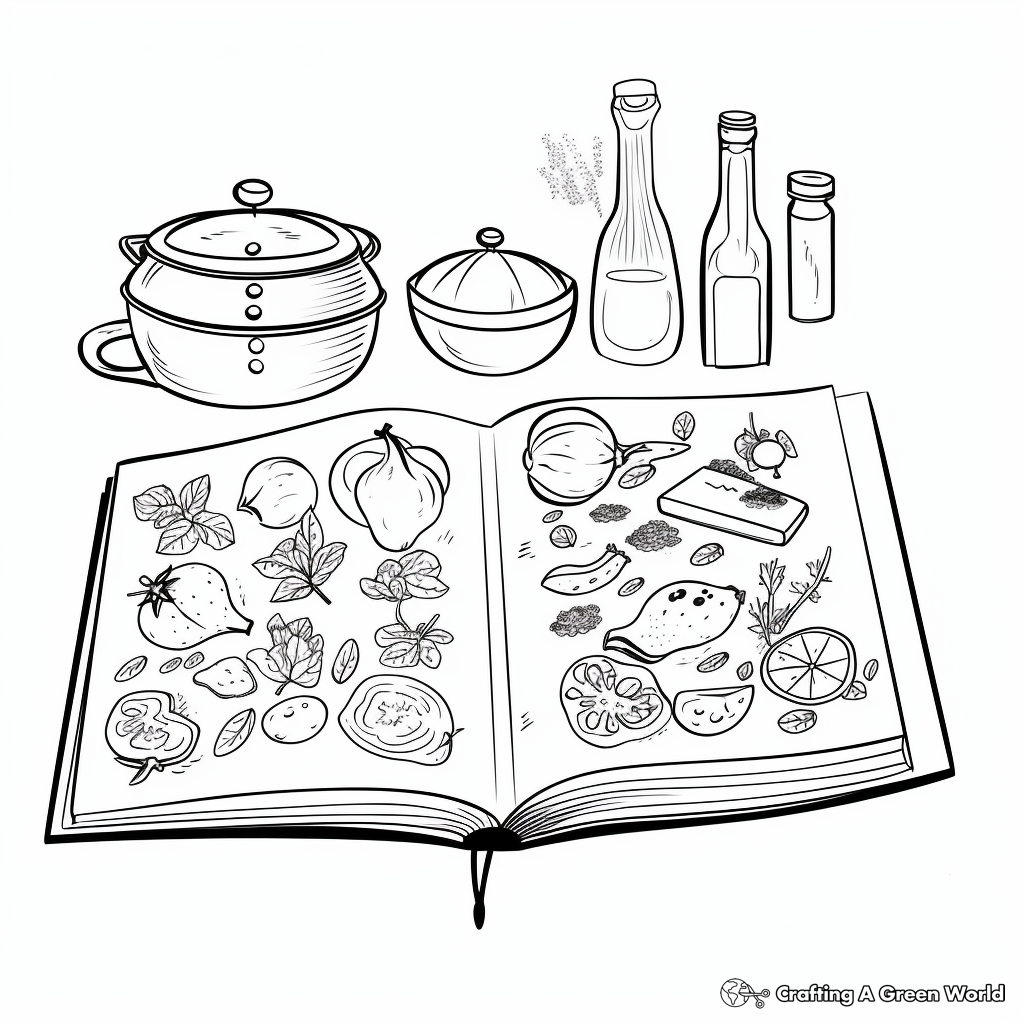 Coloring Pages featuring Fig Recipes 4