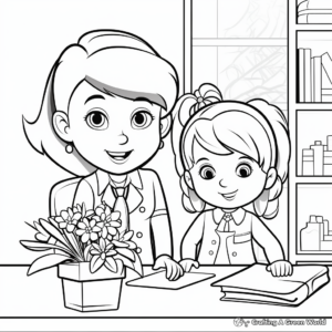 Coloring Pages for Administrative Assistants Day 3
