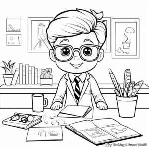 Coloring Pages for Administrative Assistants Day 4