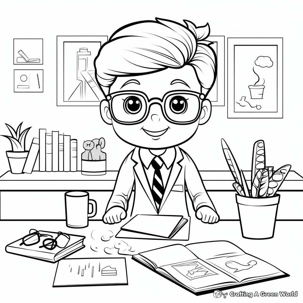 Coloring Pages for Administrative Assistants Day 4