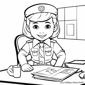 Coloring Pages for Administrative Officers Day 3