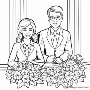 Coloring Pages for Administrative Officers Day 4