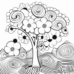 Coloring Pages of Swirls in Nature 1