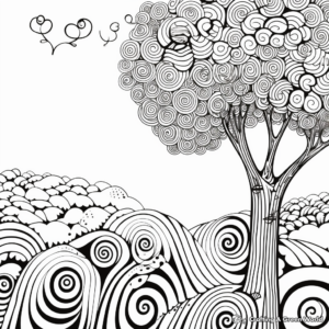 Coloring Pages of Swirls in Nature 3