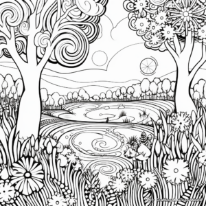 Coloring Pages of Swirls in Nature 4