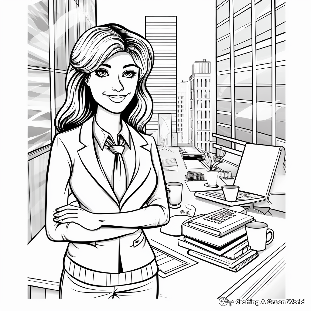 Coloring Pages of Thanking Administrative Professionals 1