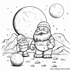 Combined Dwarf Planets Coloring Sheets 1