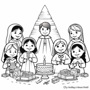 Commemorative All Saints Day Martyrs Coloring Pages 1