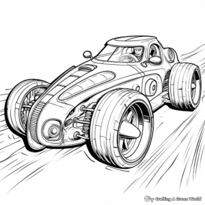 Concept Race Car Coloring Pages for Dreamers 1