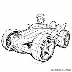 Concept Race Car Coloring Pages for Dreamers 4