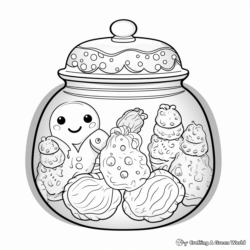 Cookie Jar: Whole Collection Coloring Page 1