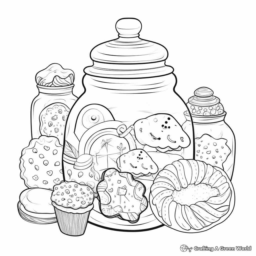 Cookie Jar: Whole Collection Coloring Page 3