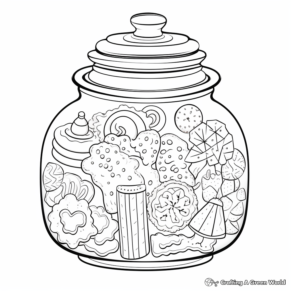 Cookie Jar: Whole Collection Coloring Page 4
