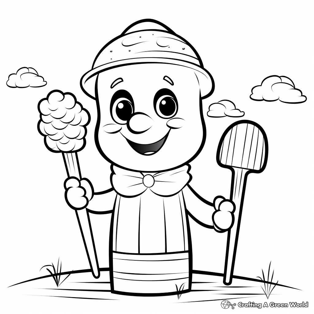 Cool off with a Frozen Popsicle Coloring Pages 3