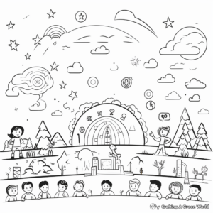 Creation Day Timeline Coloring Pages 2