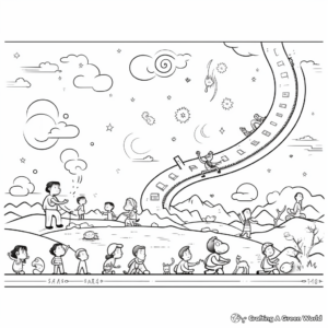 Creation Day Timeline Coloring Pages 4