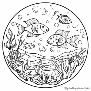 Creation of Sea Creatures Coloring Pages 2