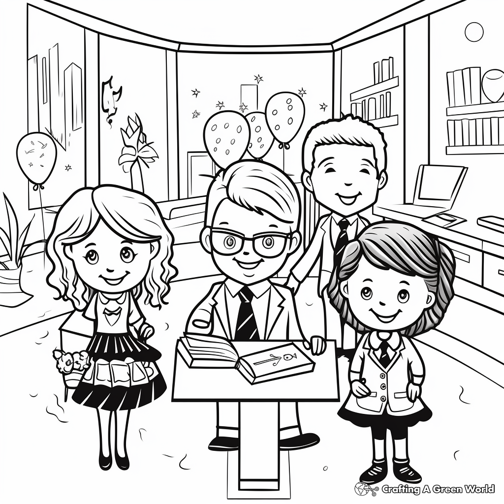 Creative Administrative Professionals Day Coloring Pages 2