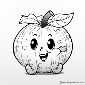 Creative Apple Art Coloring Pages 1