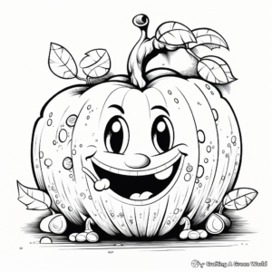 Creative Apple Art Coloring Pages 3