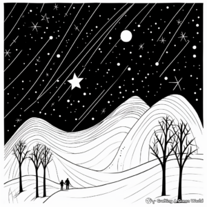 Creative Big Dipper Constellation Coloring Pages 1