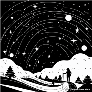 Creative Big Dipper Constellation Coloring Pages 3